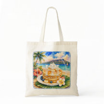 Ondersteun HIMELE Hawaiiaanse Tote Bag Pannenkoek