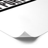 Ondersteun onze troepenvlag poster (Hoek)