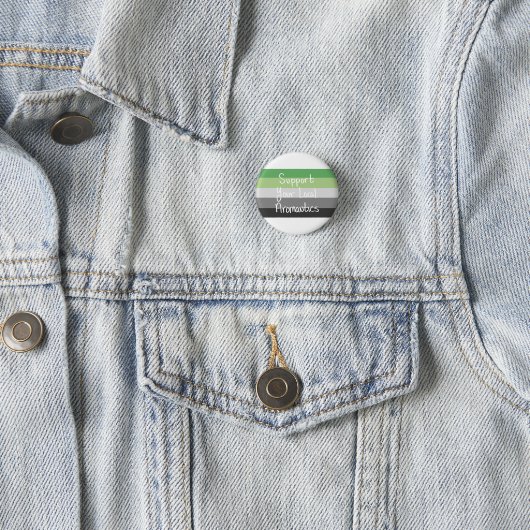 Ondersteun uw lokale Aromantics-Button Ronde Button 3,2 Cm (In situ)