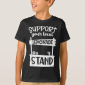 Ondersteun uw lokale limonade-standaard zomervakan t-shirt (Voorkant)