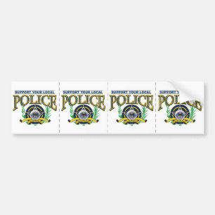 Ondersteun uw lokale politie bumpersticker