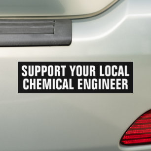 Ondersteun uw lokale wetenschapper op het gebied v bumpersticker