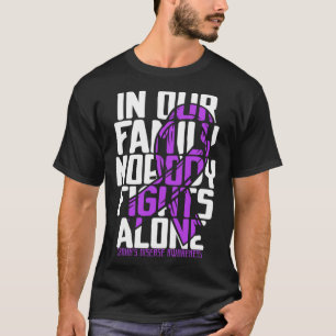 Ondersteun ziekte van Crohn Warrior Family Disease T-shirt