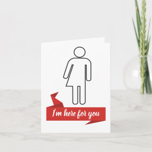 Ondersteunend wenskaart voor een trans persoon kaart