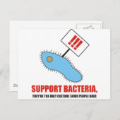 Ondersteunende bacteriën briefkaart (Voorkant / Achterkant)