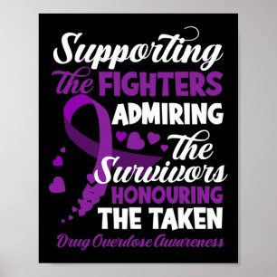 Ondersteunende strijders die de overdosis van een poster