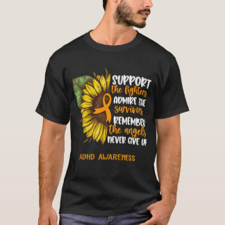 Ondersteuning ADHD Awareness Ribbon Support Giften T-shirt