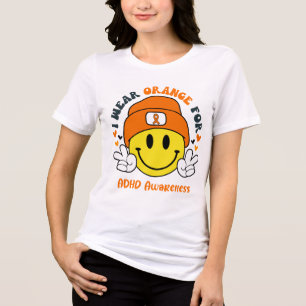 Ondersteuning ADHD Awareness Ribbon Support Giften Tri-Blend Shirt