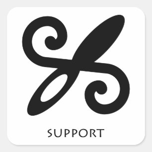 Ondersteuning Adinkra Symbol sticker
