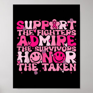 Ondersteuning Bewonder Honor Breast Cancer Awarene Poster