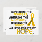 Ondersteuning bewondering voor het eren van 3.2 Ki Briefkaart (Voorkant / Achterkant)