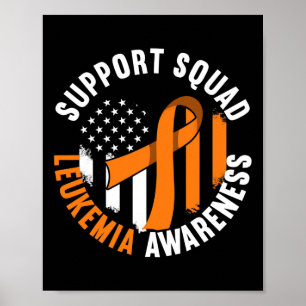 Ondersteuning Bewustmakingssquad I Bloedcellen Kan Poster