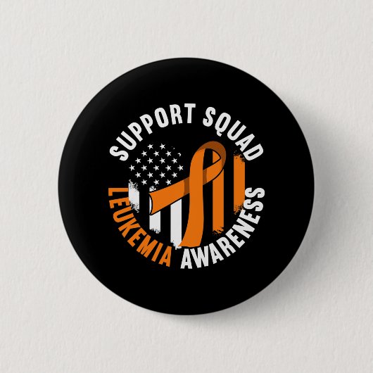 Ondersteuning Bewustmakingssquad I Bloedcellen Kan Ronde Button 5,7 Cm (Voorkant)