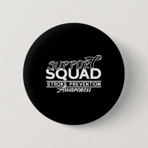 Ondersteuning Bewustzijn Squad Hart Ziekte Beroert Ronde Button 5,7 Cm
