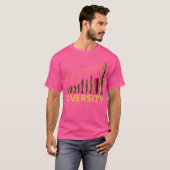 Ondersteuning Diversiteit Pistool Bullets Funny T-shirt (Voorkant volledig)