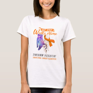 Ondersteuning Endometrial Cancer Awareness Ribbon  T-shirt