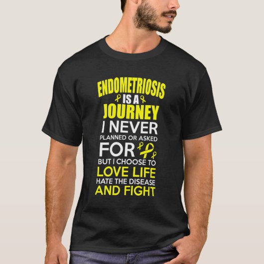 Ondersteuning Endometriose Awareness Hoodie T-shirt (Voorkant)