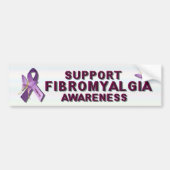Ondersteuning fibromyalgie Bewustzijnsdag Bumperst Bumpersticker (Voorkant)