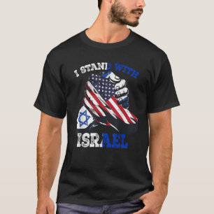 Ondersteuning Ik Sta Achter Israël Joods Erfgoed I T-shirt