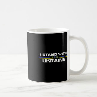 Ondersteuning Ik Sta Met Oekraïne Amerikaanse Oekr Koffiemok