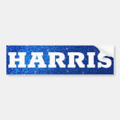 Ondersteuning Kamala Harris 2024 Glitter Progress  Bumpersticker (Voorkant)
