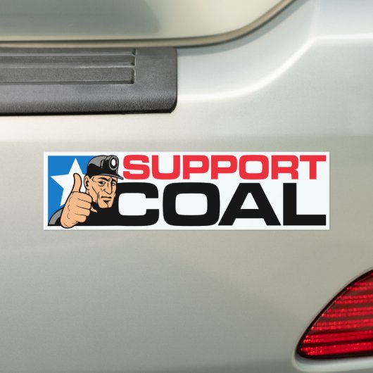 ONDERSTEUNING KOOL BUMPERSTICKER (Op auto)