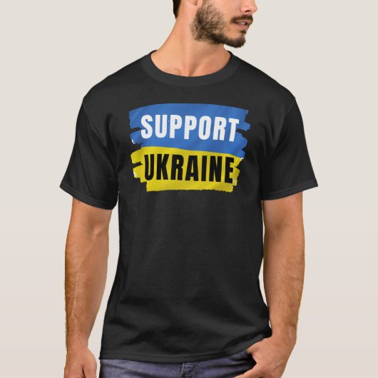 ONDERSTEUNING OEKRAÏNE T-SHIRT (Voorkant)