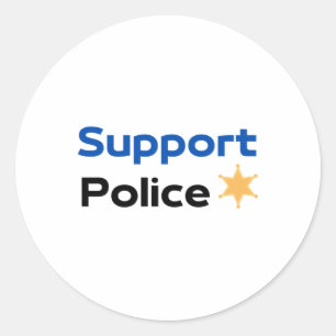 Ondersteuning Politie Sticker 1