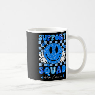 Ondersteuning Squad Autisme Bewustzijn Glimlach Ge Koffiemok