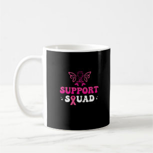 Ondersteuning squad borstkankerbewustzijn koffiemok