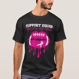 Ondersteuning Squad Draag K Football Lippen Borstk T-shirt