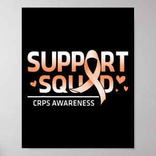 Ondersteuning Squad Familie Team Rsd Crps Bewustzi Poster