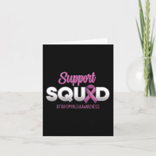 Ondersteuning Squad Fibromyalgia Awareness Warrior Kaart