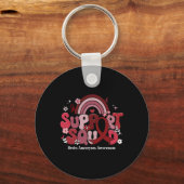 Ondersteuning Squad Groovy Brain Aneurysm Awarenes Sleutelhanger (Voorkant)