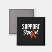Ondersteuning Squad Leukemia Awareness 3 Magneet (Voorkant / Achterkant)