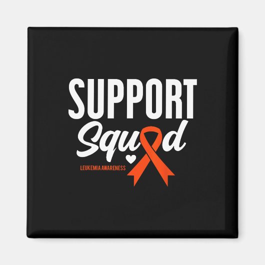 Ondersteuning Squad Leukemia Awareness 3 Magneet (Voorkant)