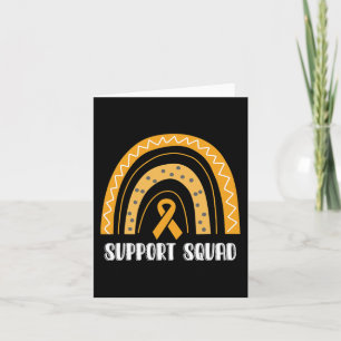 Ondersteuning Squad Oranje Rainbow Ribbon RSD CRPS Kaart