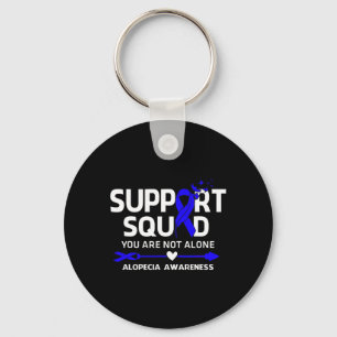 Ondersteuning Squad Warrior Alopecia Bewustwording Sleutelhanger