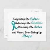 Ondersteuning van bewondering voor het eren van 1  briefkaart (Voorkant / Achterkant)