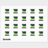 Ondersteuning van geestelijke gezondheid ronde sticker (Vel)