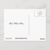 Ondersteuning van het Rode Kruis Briefkaart (Achterkant)