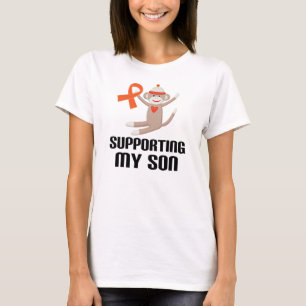 Ondersteuning van mijn Oranje Zoon Awareness Ribbo T-shirt