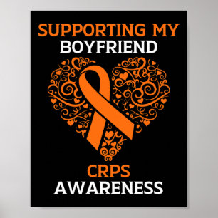 Ondersteuning van mijn vriend RSD CRPS Awareness S Poster