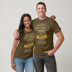 Ondersteuning van nationale parken laat geen spore t-shirt