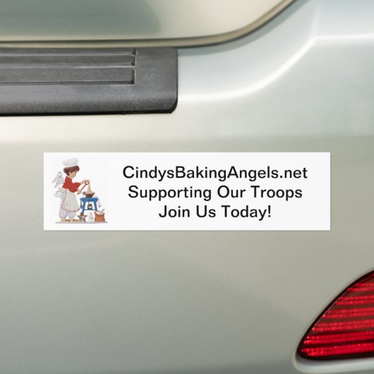 Ondersteuning van onze Bumpersticker van de troepe (Op auto)