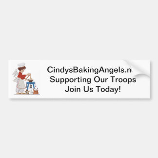 Ondersteuning van onze Bumpersticker van de troepe