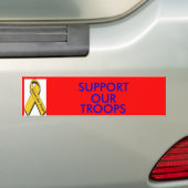 ONDERSTEUNING VAN ONZE TROEPEN BUMPERSTICKER (Op auto)
