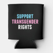 Ondersteuning van transgenderrechten blikjeskoeler (Voorkant)