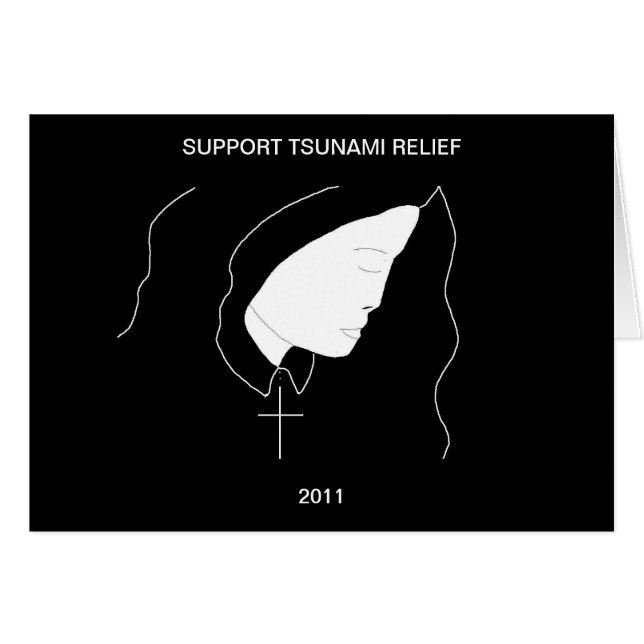 ONDERSTEUNING VAN TSUNAMI-RELIEF (Voorkant Horizontaal)