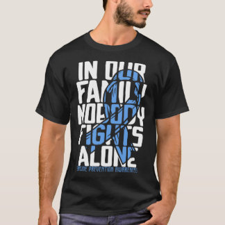 Ondersteuning van zelfmoordpreventie Warrior Famil T-shirt